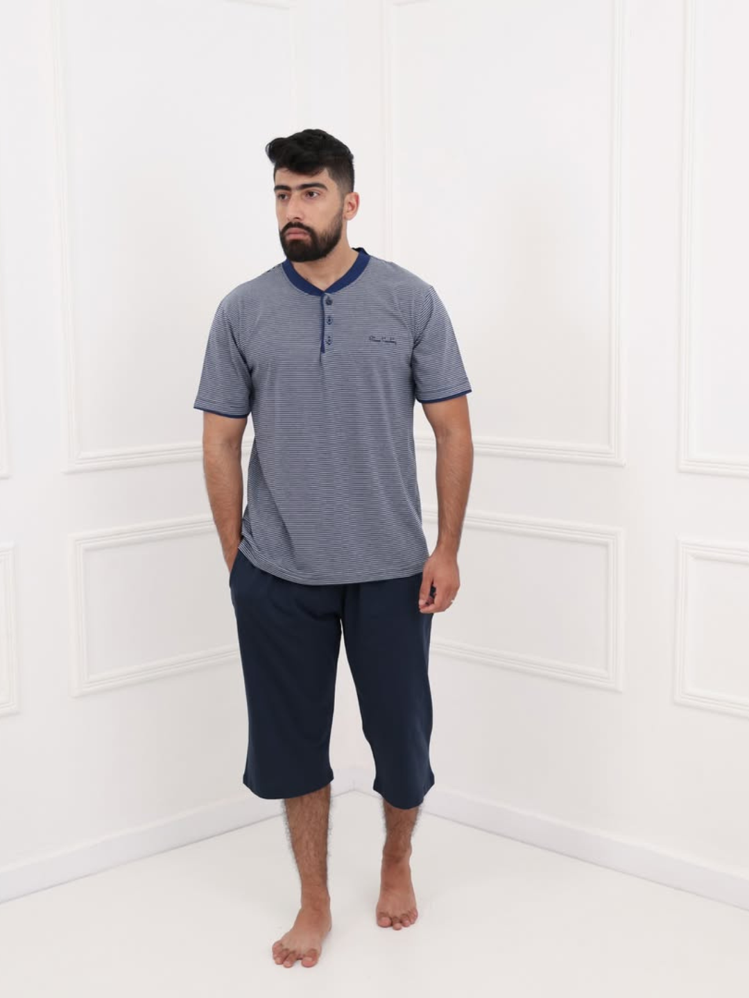 Pyjamas Homme – Longs & Pantacourts | Confort & Élégance