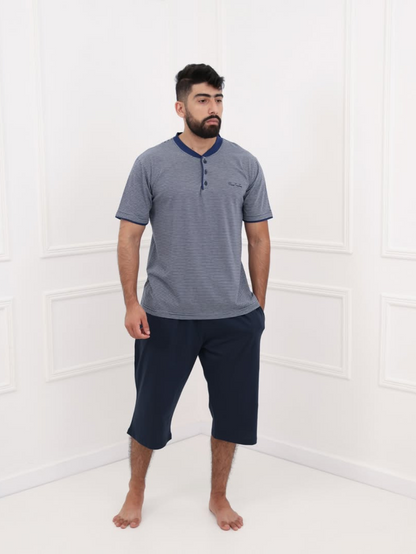 Pyjamas Homme – Longs & Pantacourts | Confort & Élégance