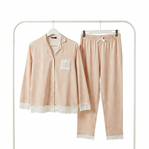 Pyjama Femme rose clair Chic – Importé d’Espagne 🇪🇸