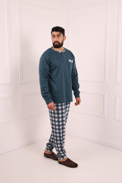Pyjama chaud homme vert foncé Maroc