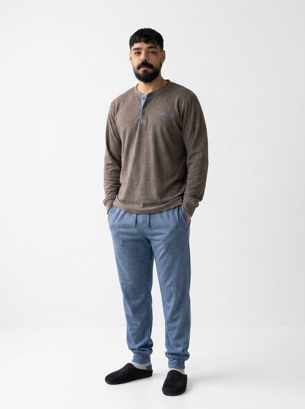 Pyjama Homme Marron – Style Cosy