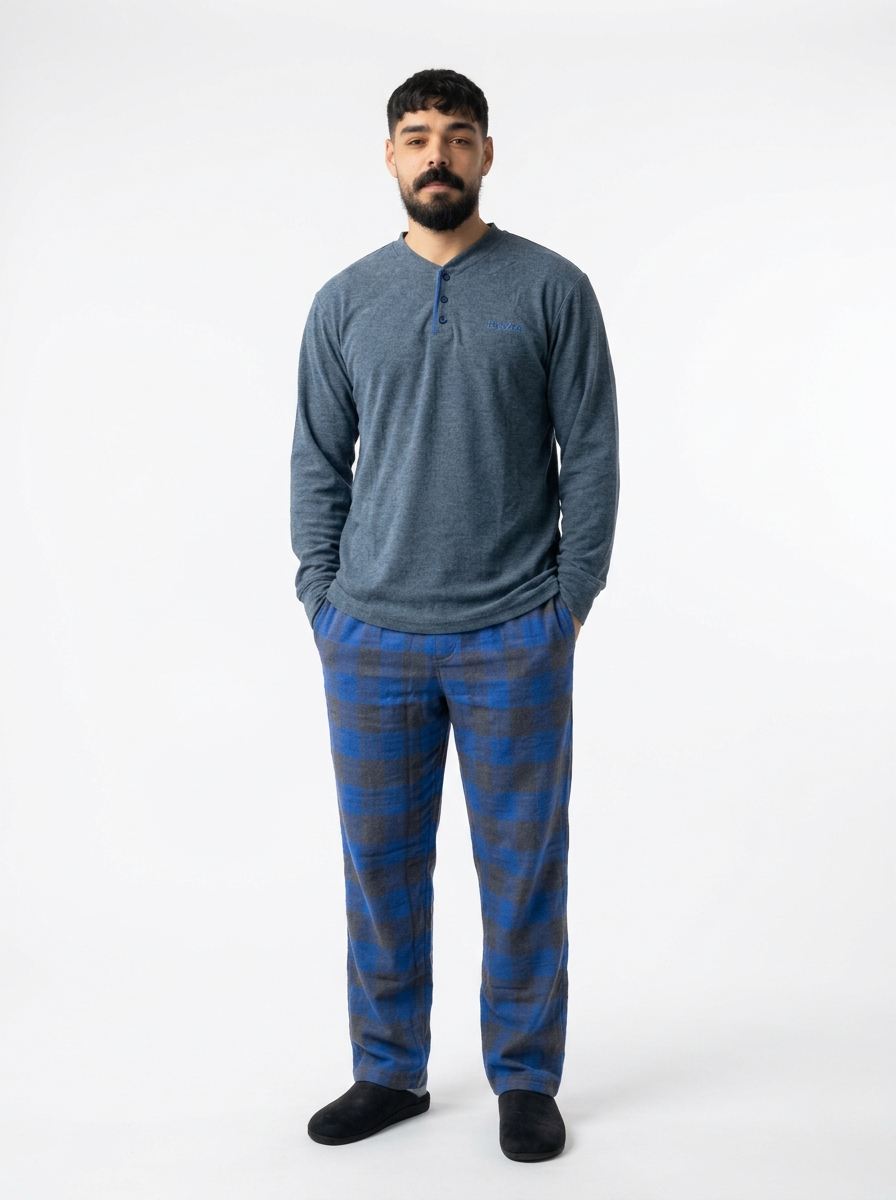 Pyjama Homme à Carreaux 