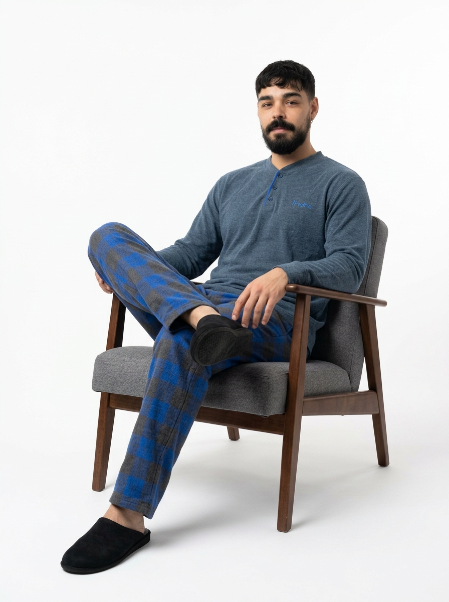 Pyjama Homme à Carreaux 