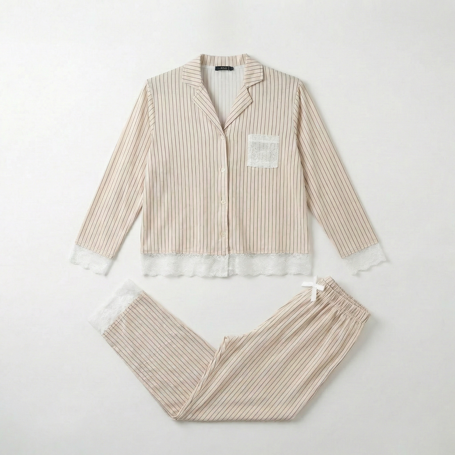 Pyjama Femme rose clair Chic – Importé d’Espagne 🇪🇸