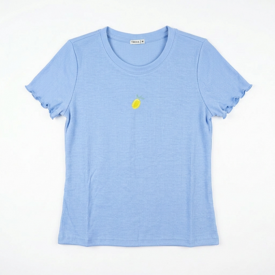 Pyjama Femme Bleu & Jaune – Importé d’Espagne 🇪🇸