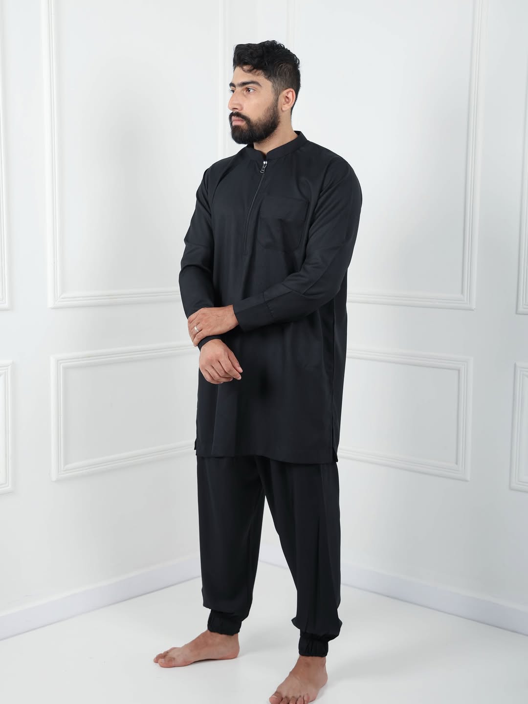 qamis marocain homme style moderne élégant